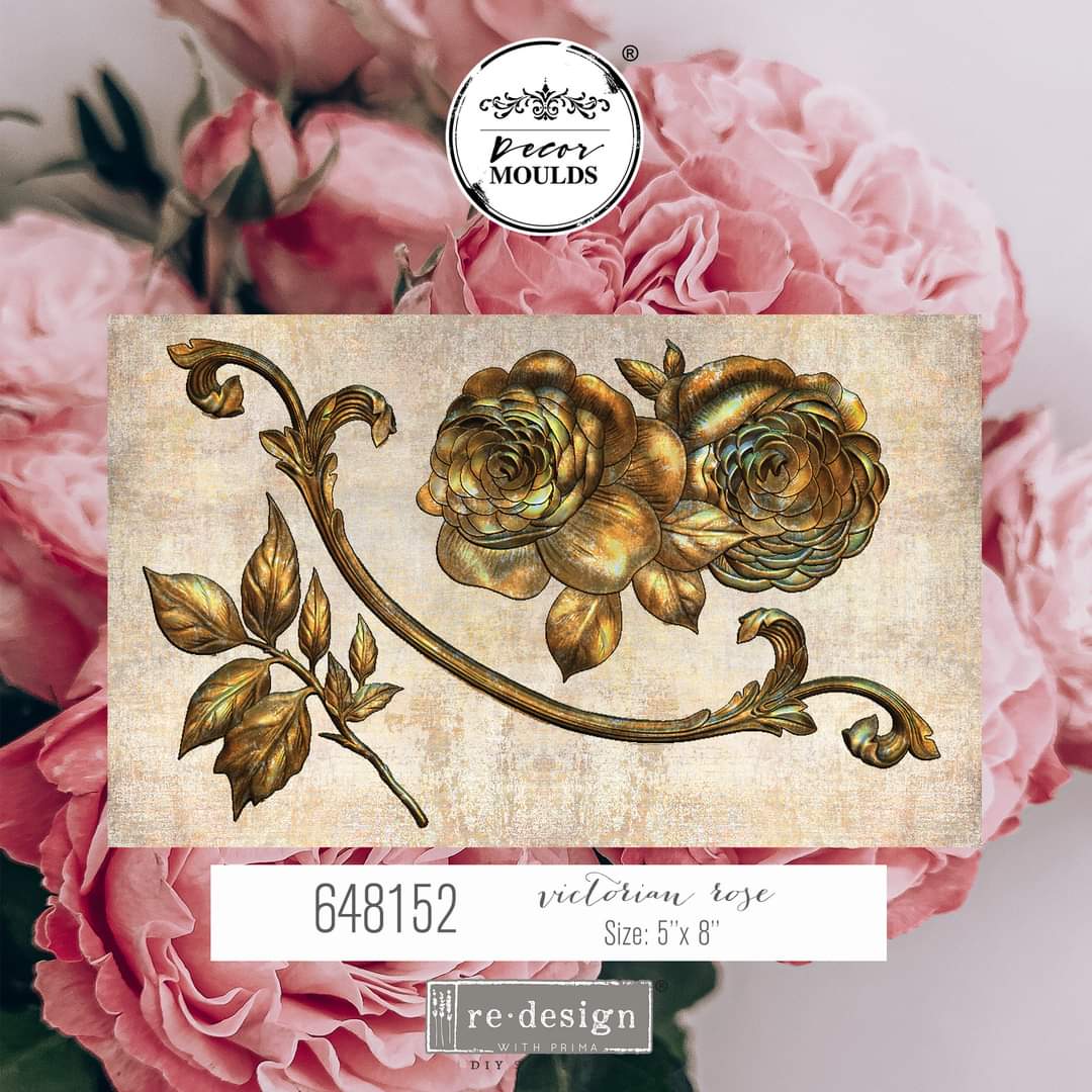 ReDesign with Prima Victorian Rose - Mould 5x8 – Decoupage Napkins.Com