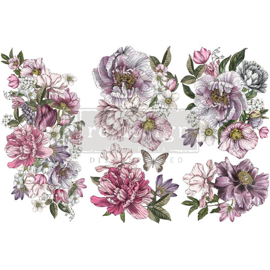 Redesign Decor Transfer - Dreamy Florals 6"x12″