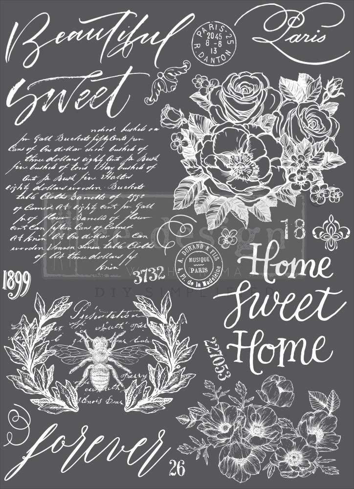 Redesign Decor Transfer - Beautiful Home 24"x34″ - (Retired)