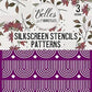 Silkscreen Stencils - Belles and Whistles