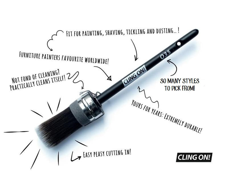 Cling-on Brush - O45 Oval
